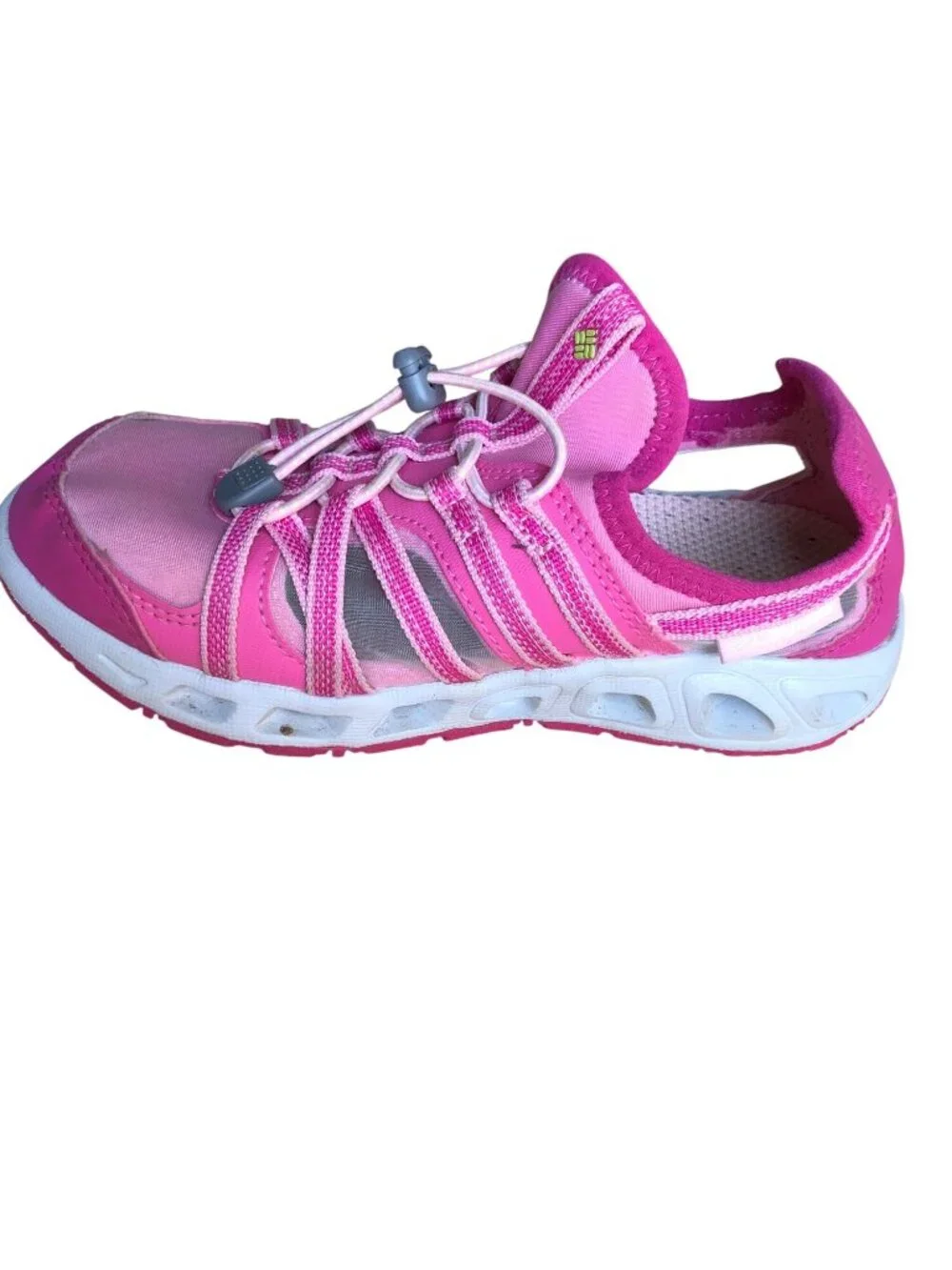 Columbia Okolona Youth Girls 3 Outdoor Water Shoes Hiking Pink Techlite Sole Lig